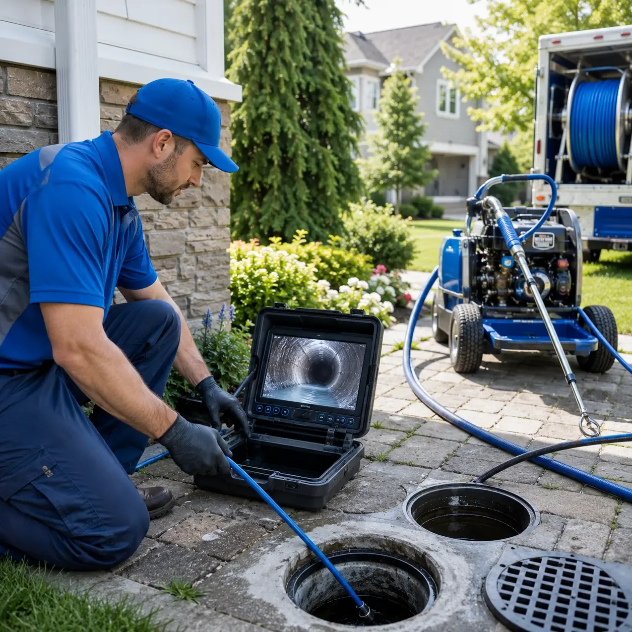 Outdoor drain cleaning professionals serving Almont, MI